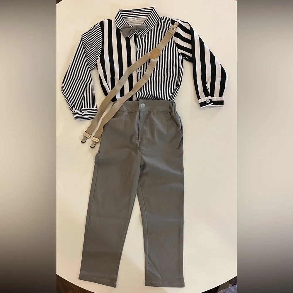 Gangster Halloween Costume (3 Piece) Size 8